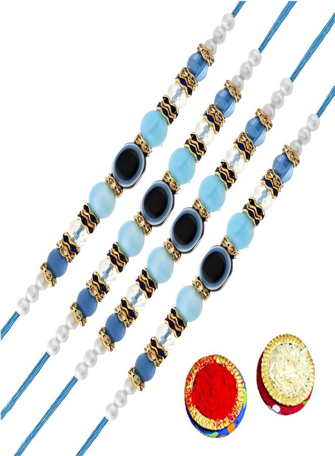 Anant Infinity Evil Eye & Unicorn Bracelet Set for Kids & Girls set of 4, Ai-MR-99 - Image 3